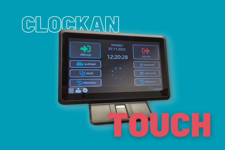 terminál clockan touch